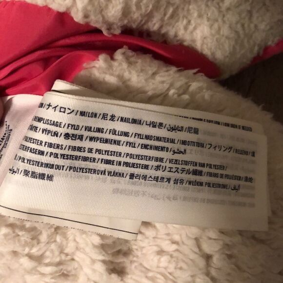 abercrombie 13-14ย Fuchsia Puffer SherpaโLined HoodedโVest - Picture 8 of 15